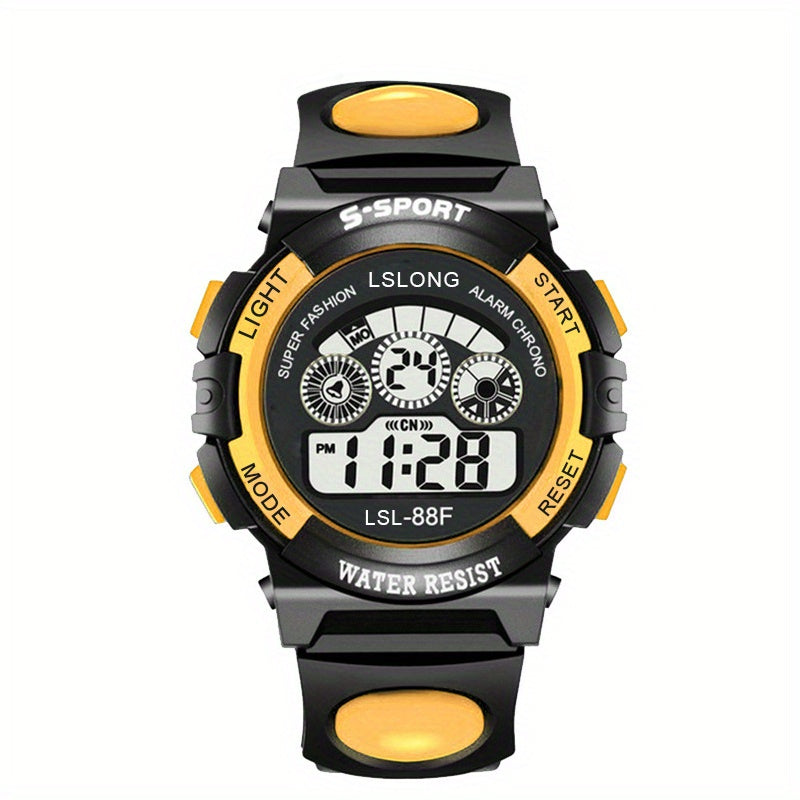 Sports Watch Colorful Luminous Watch Men's Electronic Watch
