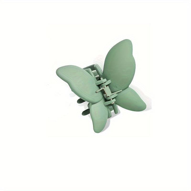 Butterfly Hair Claw Solid Banana Clip Non Slip Hair Styling Accessory