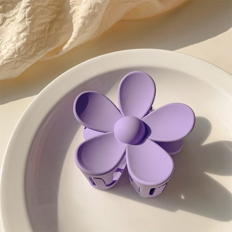 Sweet Matte Hair Claw Clip Flower Hairpin Hair Accessories