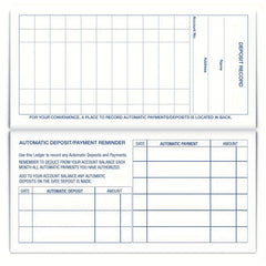 10pcs Check Registers Deposit Credit Bank Account Balance Ledger Easy