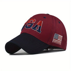 American Flag Baseball Cap Embroidered Hat for Men Women