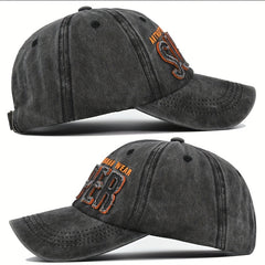 Retro Patch Embroidery Baseball Cap with 3D Embroidery