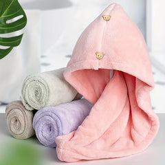 Soft Hair Drying Cap Absorbent Quick Drying Towel for Women