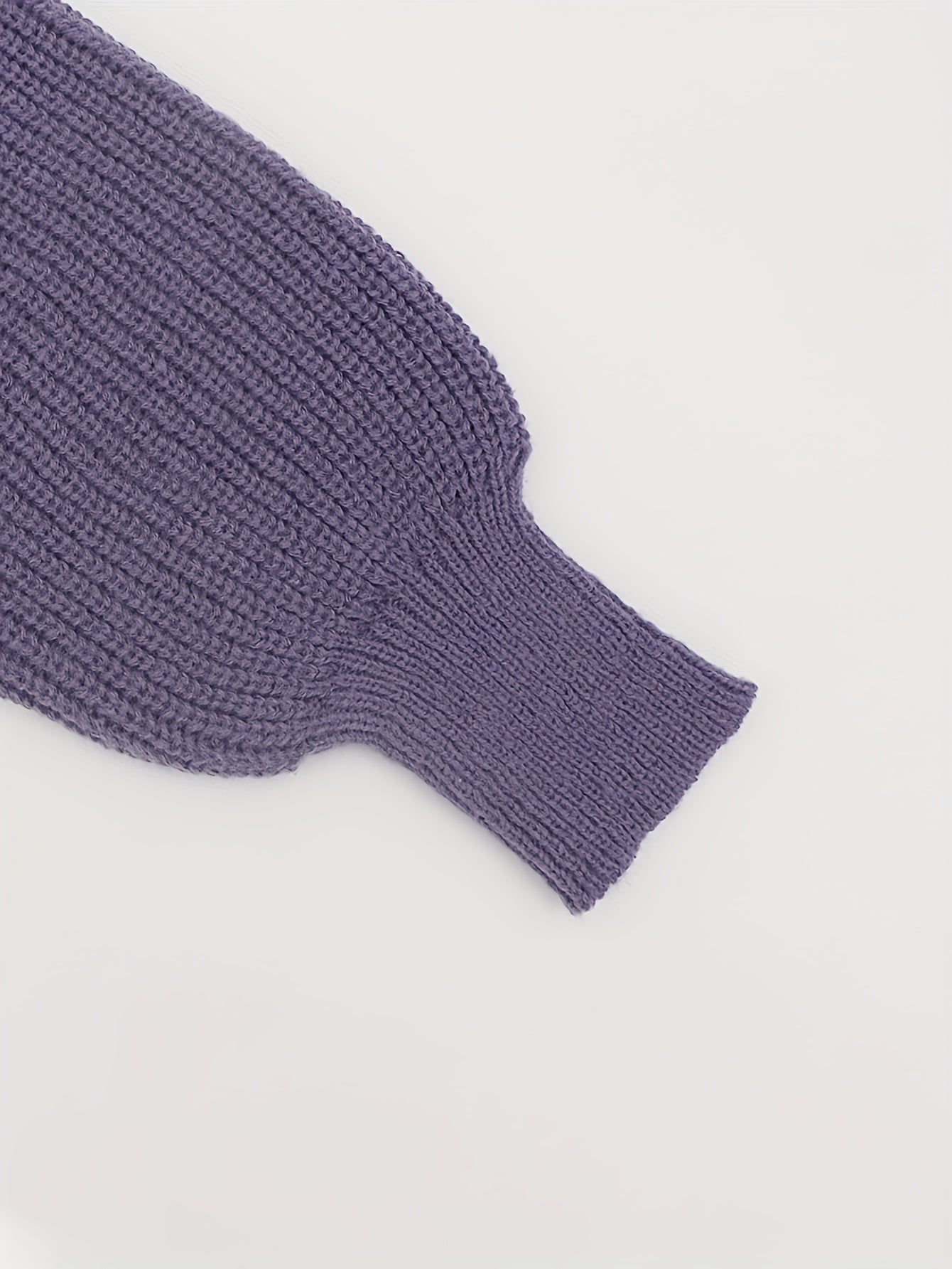  Cable Knit V-Neck Sweater