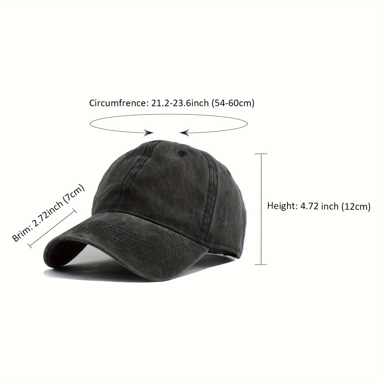 Vintage Dad Hat Casual Twill Fitted Cap Outdoor Hip Hop Hats