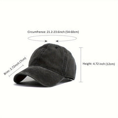 Washed Cotton Baseball Cap Santa Clause Sun Hat Trucker Hat