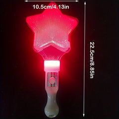 LED Flashing Pentangle Star Glow Stick - Party Favors