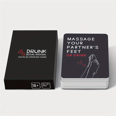 Drunk Card Game For Couples - Perfect Date Night - 50 Cards