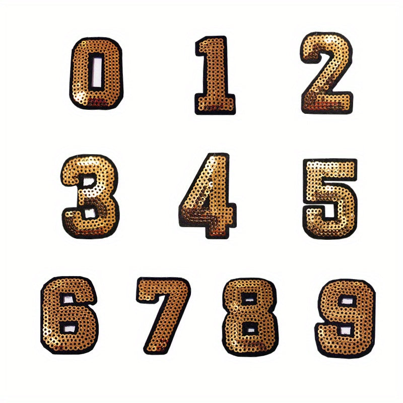 36pcs Bead Letter Iron On Patches Men Clothing Jacket Jeans Pants Dress