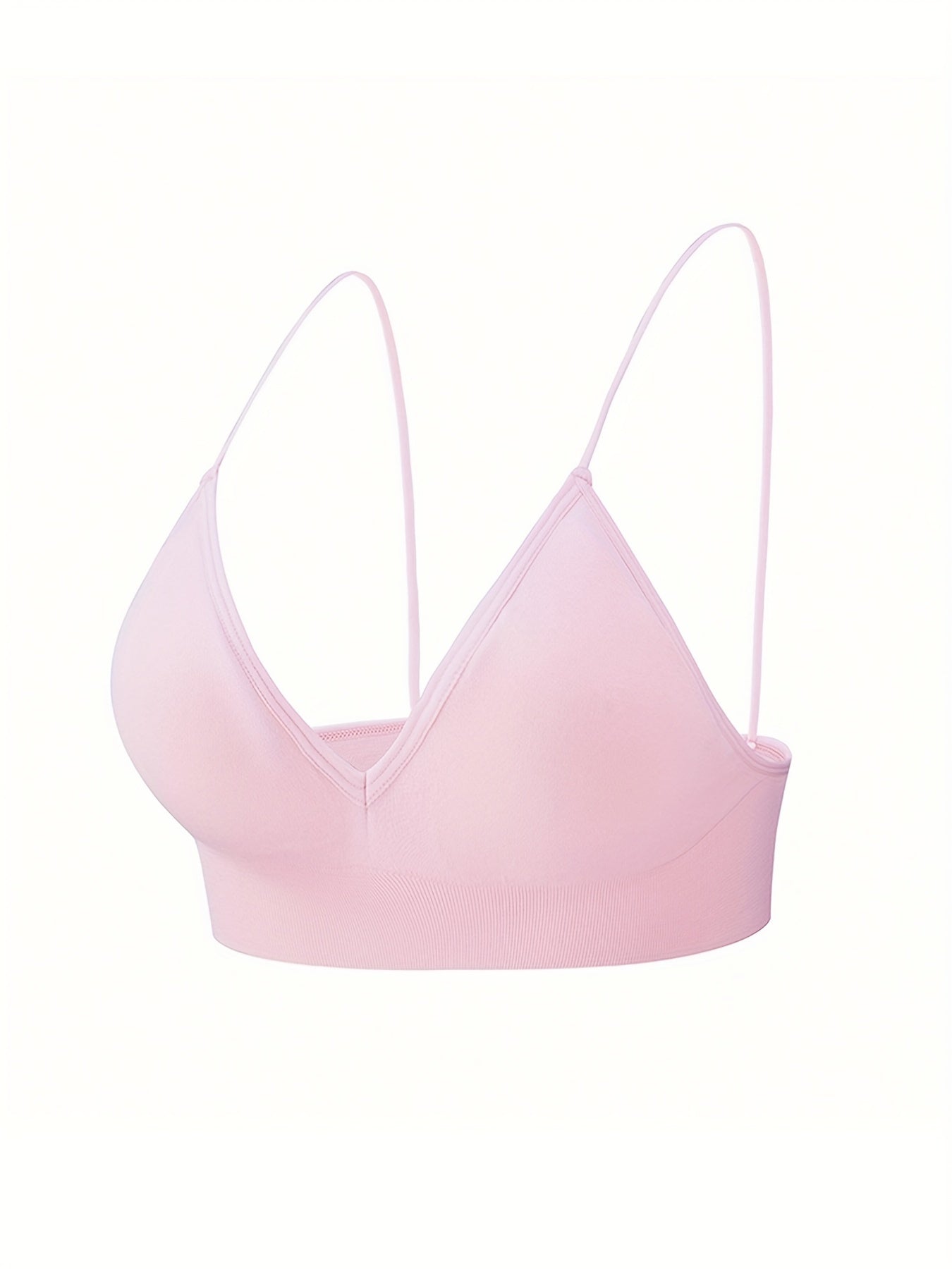 Triangle Cups Wireless Bra Comfy & Breathable Sports Bra