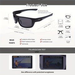 Men's Polarized Cycling Sunglasses UV Protection For Outdoor Sports