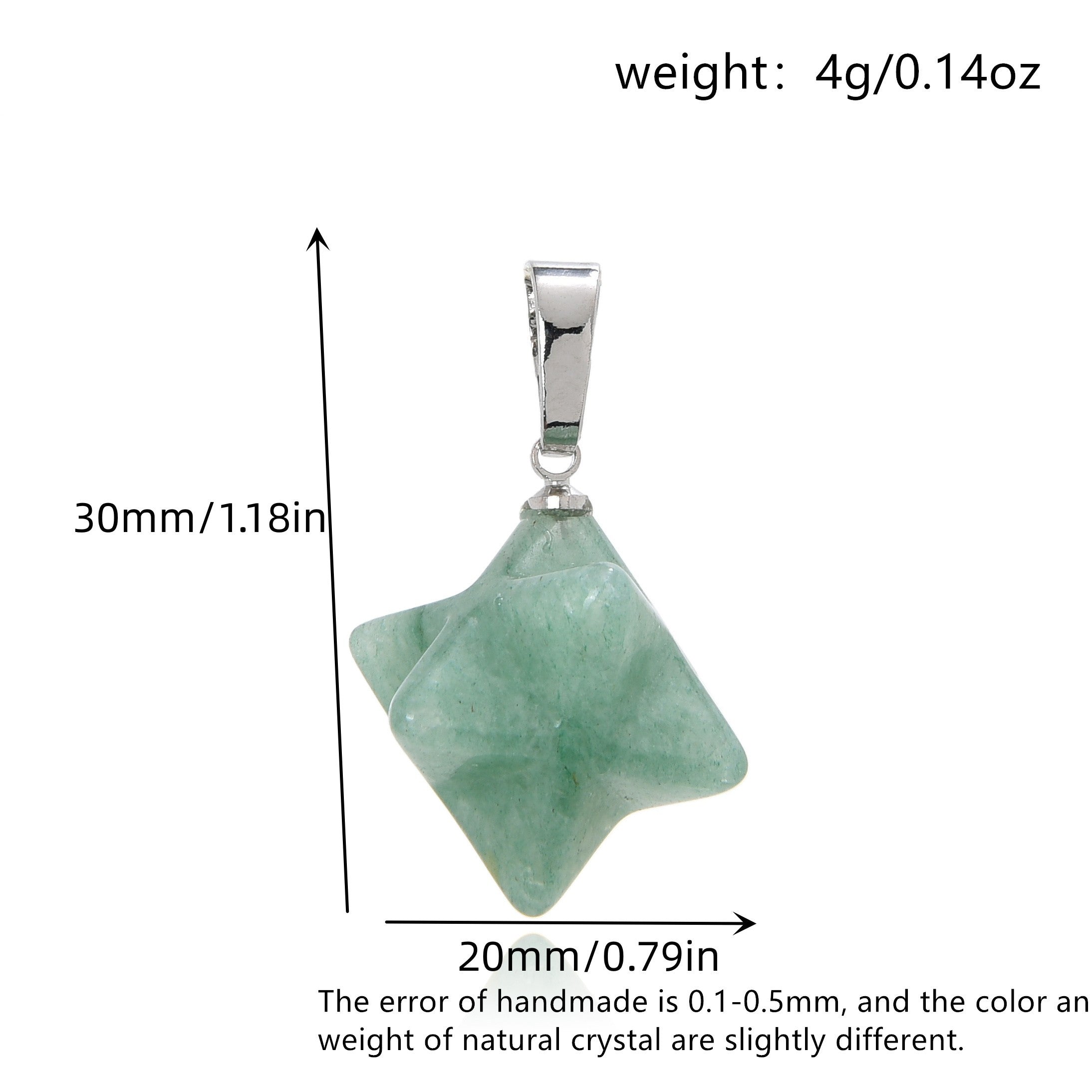 1pc Natural Crystal Pendant Amethyst Lapis Lazuli for Jewelry DIY