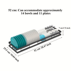 Double Layer Kitchen Sink Storage Rack Dish Rack Carbon Steel Material