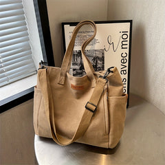 Vintage Crossbody Bag Retro Canvas Shoulder Tote Bag
