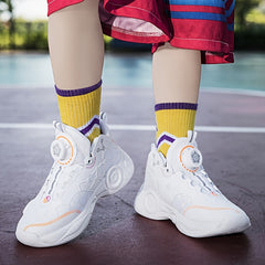 Boys' High Top Basketball Shoes Lightweight & Breathable