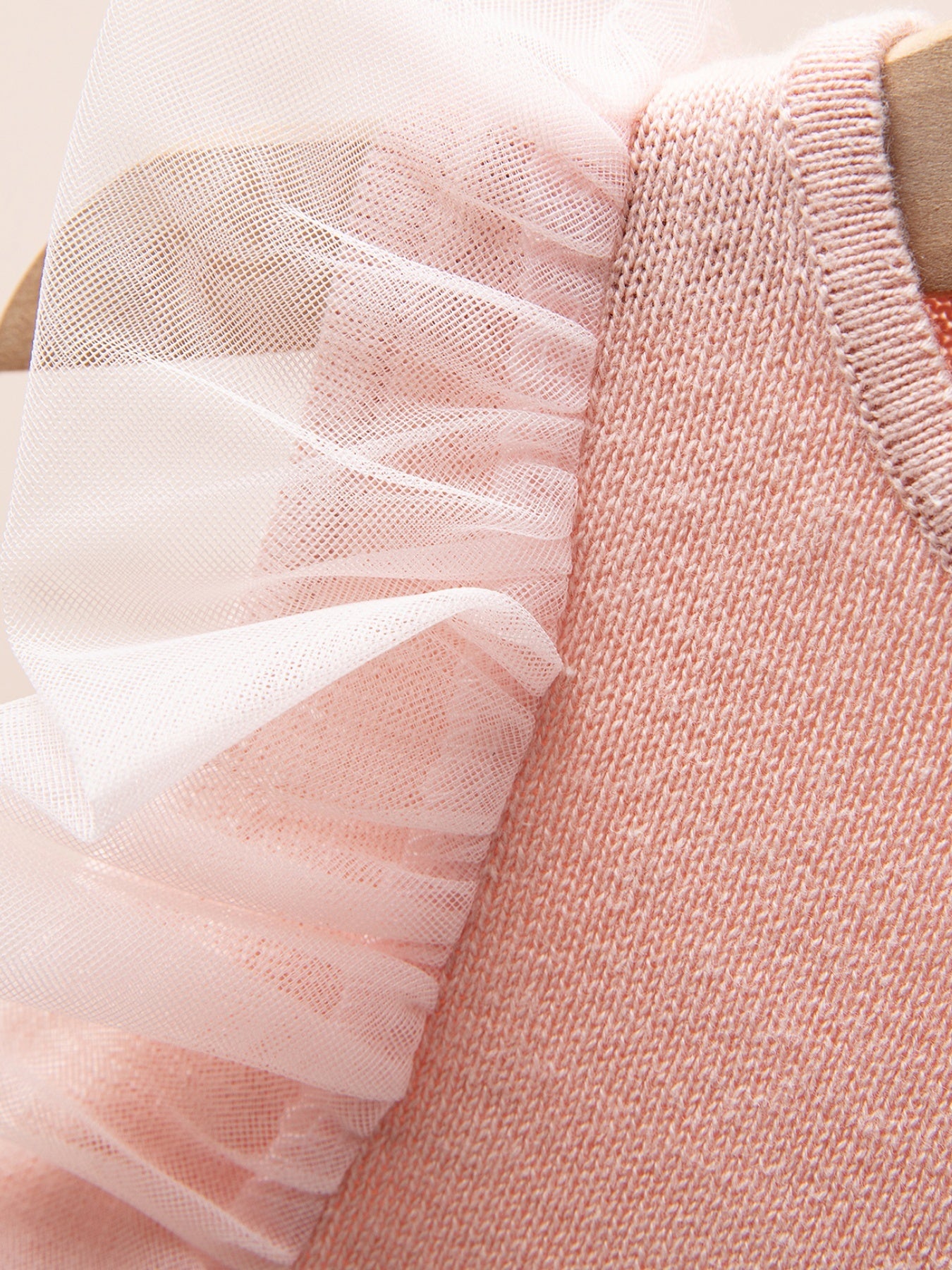 Pink Tulle Lace Princess Dress for Baby Girls