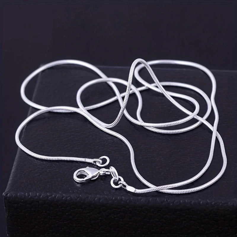 5 Pcs Snake Chain Necklace Wedding Party Jewelry