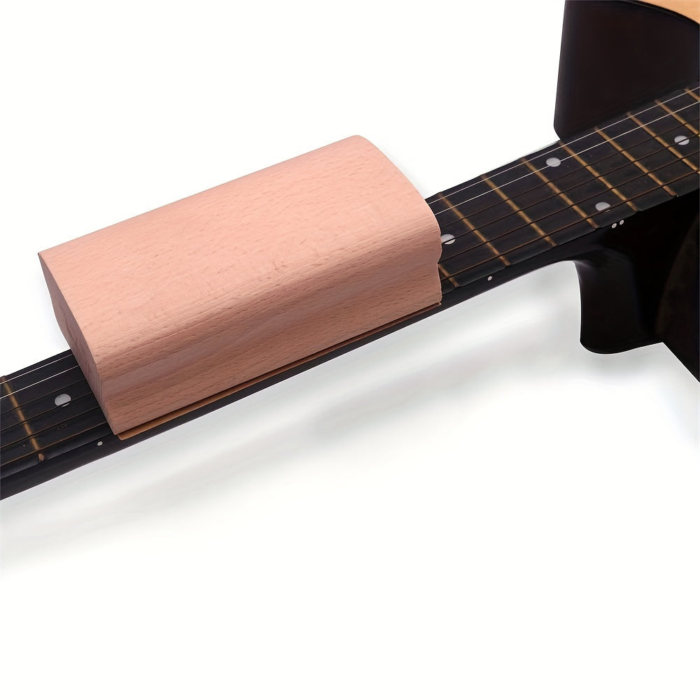 Wooden Sanding Block For Guitar Bass Fret Leveling Fingerboard