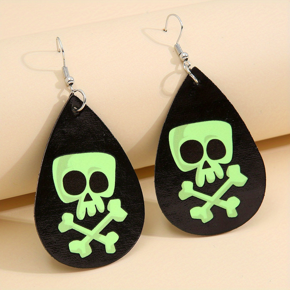 Retro Halloween Jewelry Luminous Dangle Earrings