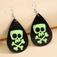 Retro Halloween Jewelry Luminous Dangle Earrings
