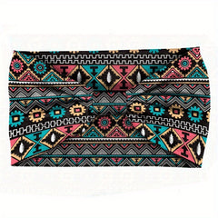 Boho Wide Headband Print Turban Headwrap Knot Hairband Bandana Hair Accessories