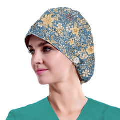 Adjustable Washable Working Cap Button Unisex Cotton Hats Print