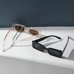 Rectangle Sunglasses for Women Men UV400 Sun Shades for Beach Travel