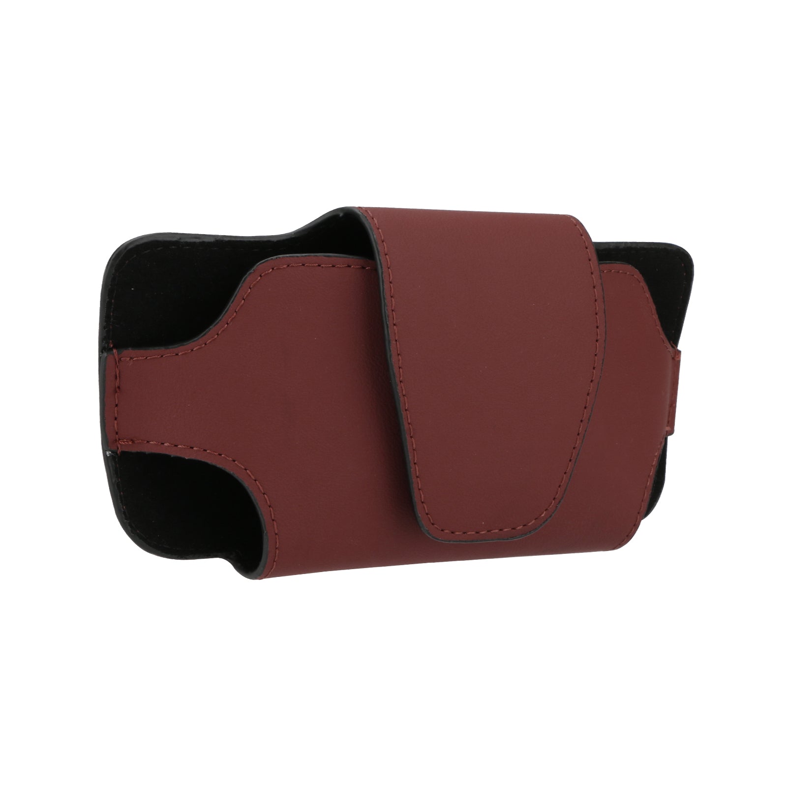 Car Sun Visor Sunglasses Holder Organizer PU Leather Case