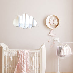 Cloud Mirror Wall Sticker Home Decor Room Decor