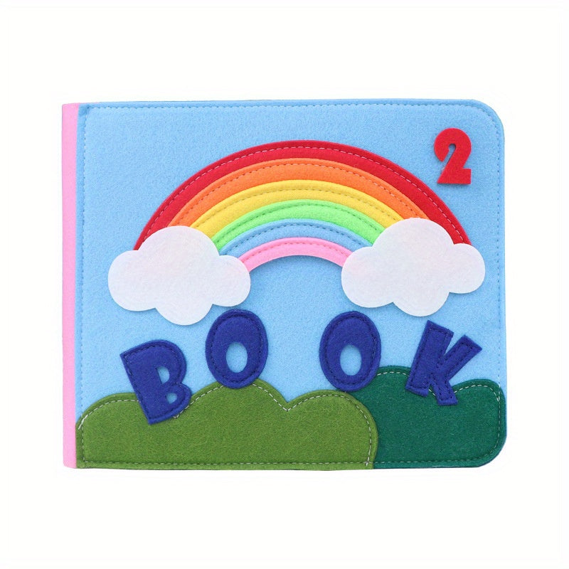 Washable 3D Baby Story Cloth Book - Perfect Travel Toy