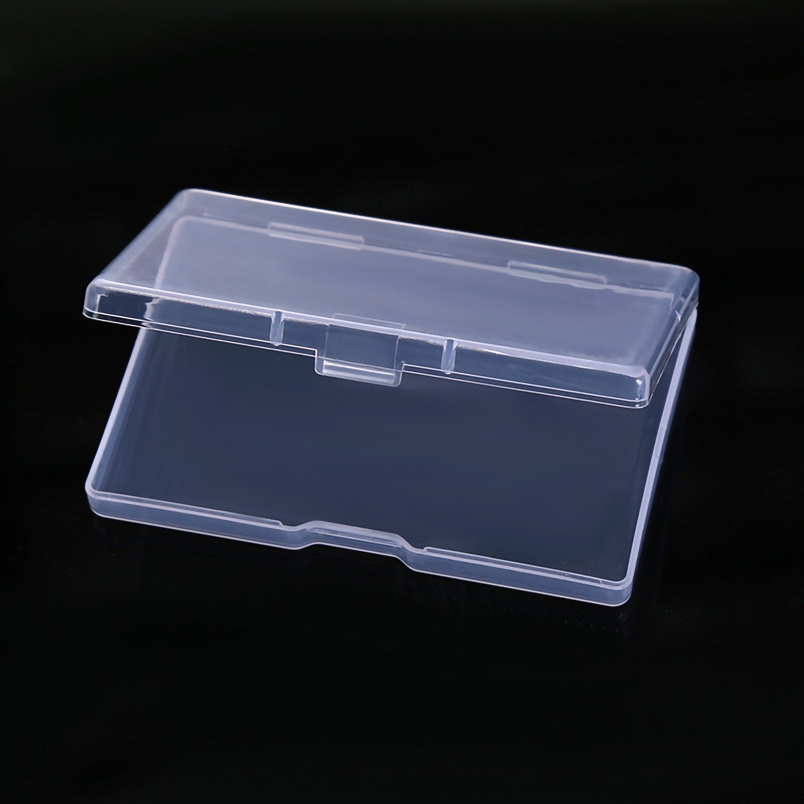 Portable Square Plastic Box for Cards, Jewelry & Notes