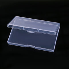Portable Square Plastic Box for Cards, Jewelry & Notes