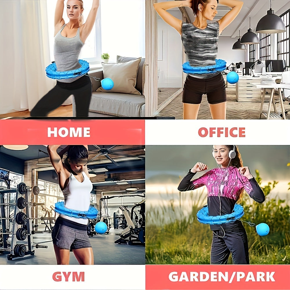 Adjustable Fitness Hoop For Yoga Pilates Home Gym Workouts
