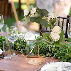 Metal Floral Centerpiece Set for DIY Wedding Decor