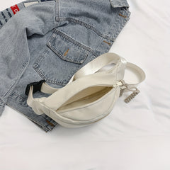 Streetwear Casual Chest Bag Nylon Foldable Fanny Pack