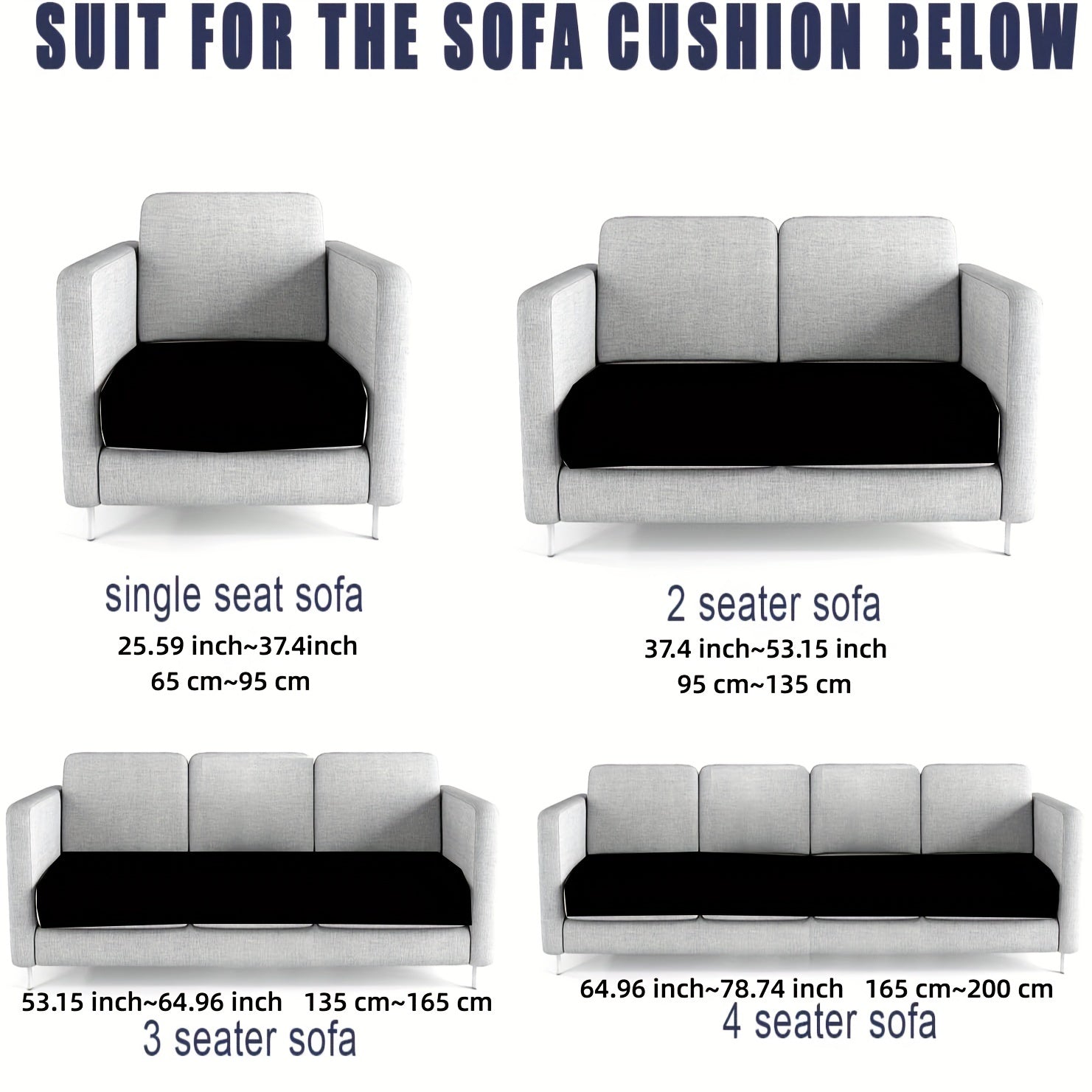Stretch Sofa Slipcover Non-slip Sofa Cover All Seasons Furniture Protector