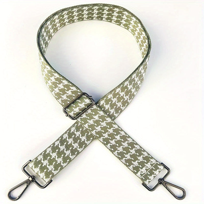 Houndstooth Pattern Bag Strap Lightweight Shoulder Strap