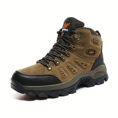 PLUS SIZE Unisex High Top Hiking Shoes Lace Up Durable Non Slip Casual Sneakers