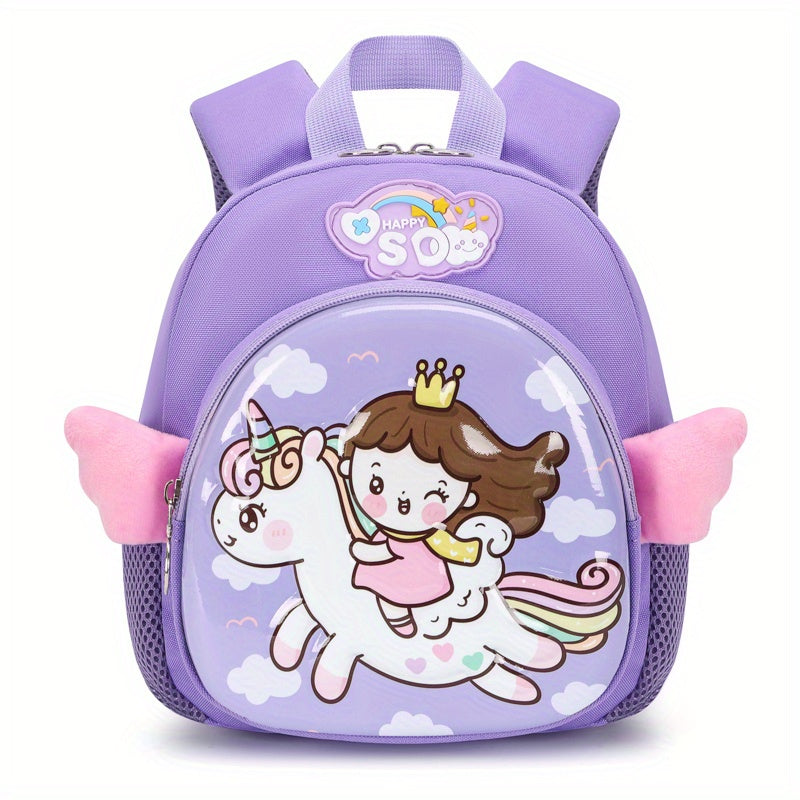 Cartoon Unicorn Small Backpack for Kids