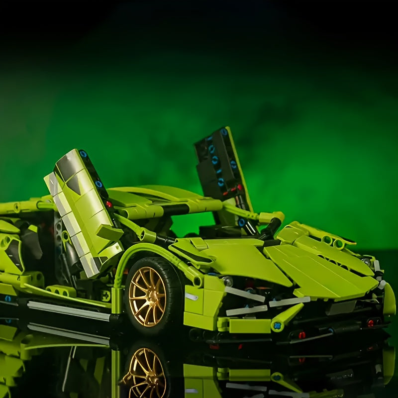 Large Building Blocks Toy Set for Car Enthusiasts