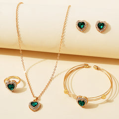 Golden Accessories Set for a Touch of Elegance
