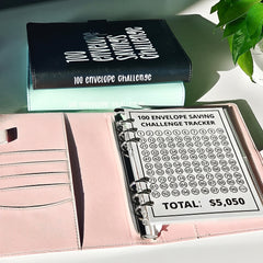 100 Envelope Challenge Binder - Easy Way To Save - $5,050 Savings