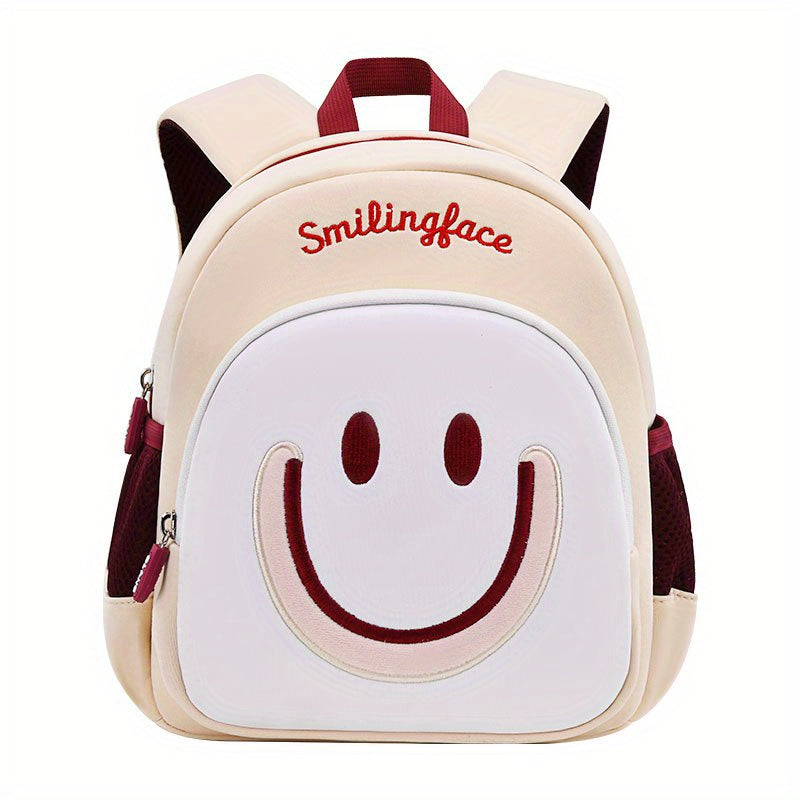 Kids 3D Cartoon Backpack Smiling Breathable Backpack