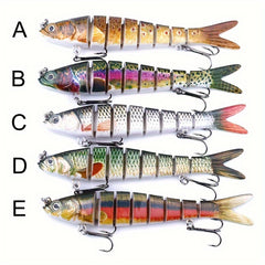 1pc 13 27g Sinking Fishing Lure 8 segment Wobbler Lure Artificial Hard Bait