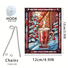 Alex Alien Christmas Room Warm Stove Home Window Decoration