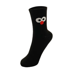 Comfy Bird Pattern Crew Socks for Women