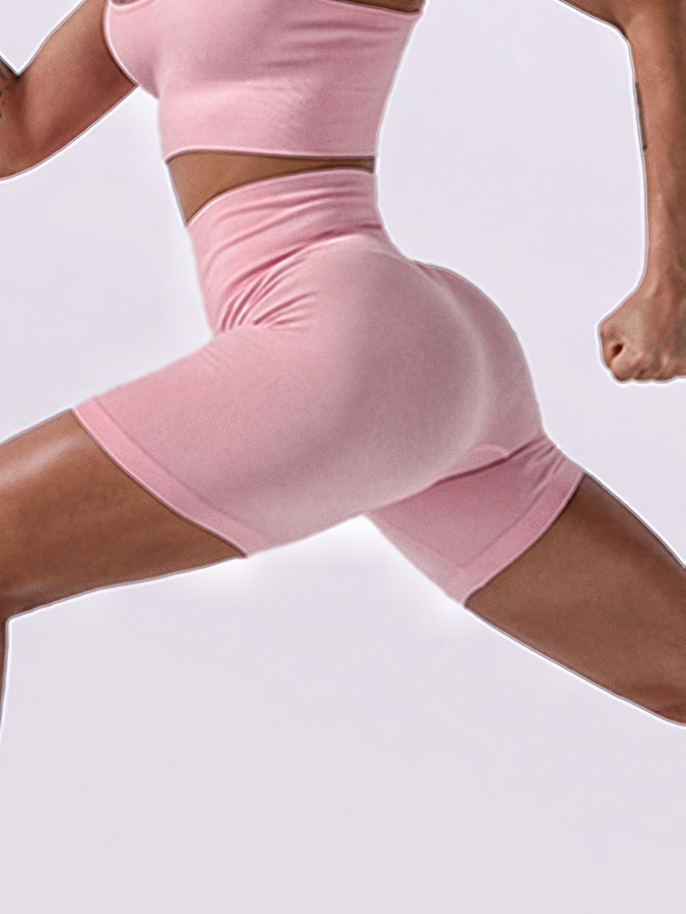 High Waist Seamless Biker Shorts for Women