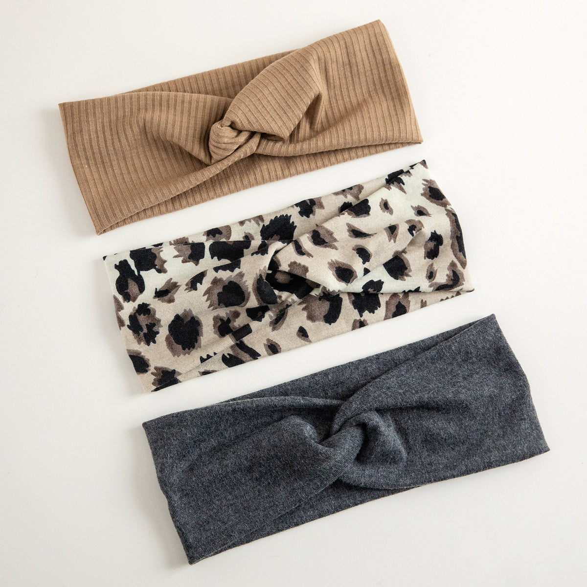 3pcs Leopard Boho Headbands Wide Hair Accessories for Women Girls
