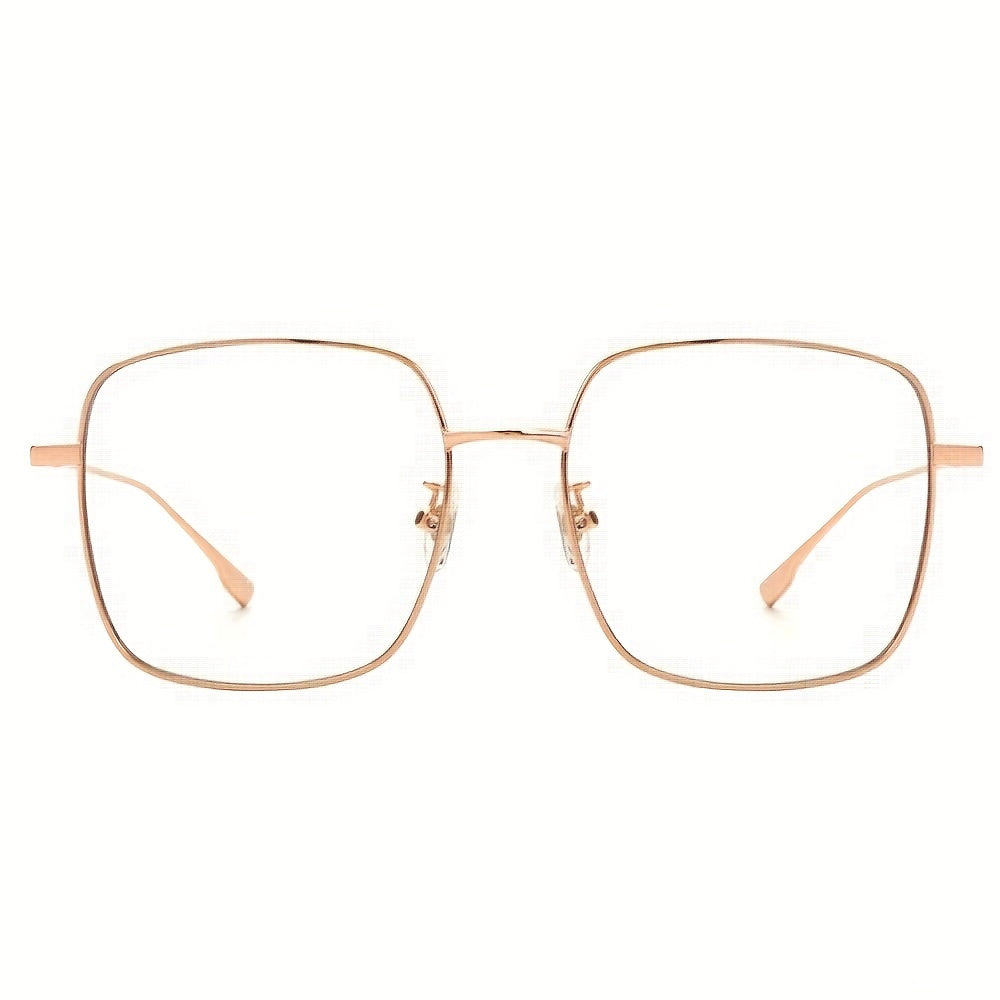 OUWEN Square Metal Polarized Sunglasses Retro Oversized Aviators Sun Glasses
