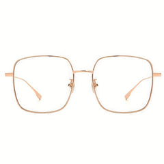 OUWEN Square Metal Polarized Sunglasses Retro Oversized Aviators Sun Glasses